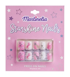 Детский набор накладных ногтей Martinelia Unicorn Starshine Nails 10шт