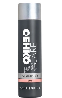 Шампунь C:EHKO CARE prof. S.O.S. для осветленных, обесцвеченных и вьющихся волос, 250 мл