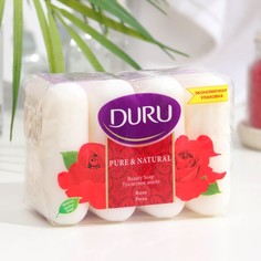 Мыло DURU PURE&NAT "Роза",