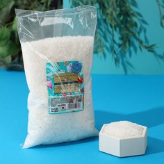 Природная морская соль для ванны с витаминами А, Е, С, 1000 г, с ароматом морского бриза Кладовая красоты