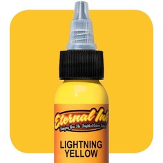Тату краска Eternal Ink Lightning Yellow 1/2oz 15мл
