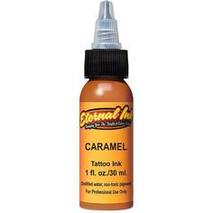 Краска для татуировки, пигмент для тату Eternal Ink Caramel, 30мл