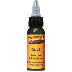 Краска для татуировки, пигмент для тату Eternal Ink Olive, 30мл