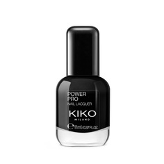 Лак для ногтей Kiko Milano Power pro nail lacquer 30 Черный 11 мл