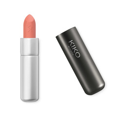 Пудровая помада для губ Kiko Milano Powder power lipstick 01 Бархатисто-Бежевый