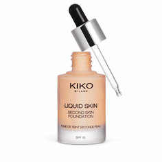 Тональная основа Kiko Milano Liquid skin second skin foundation Теплый Бежевый 30 30 мл