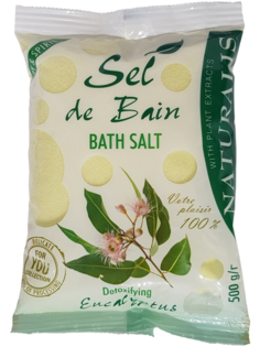 Соль для ванн Naturalis Eucalyptus успокаивающая, эвкалипт, 500 г