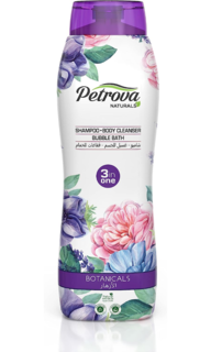 Средство для тела и волос Petrova Botanicals 3 в 1, Shampoo, Body Cleanser & Bubble Bath