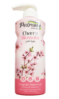 Гель для душа с ароматом цветов вишни Petrova Cherry Blossom Fragrant Shower Gel, 400 мл