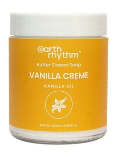 Крем-мыло для тела Earth Rhythm Vanilla Creme Butter Cream Soap с ванилью и маслом ши