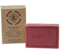 Мыло туалетное Natava Morrocan rose твёрдое, с ароматом восточной розы, 100 г
