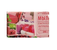 Туалетное мыло МК Земляничное в обертке 200 г Московская мыловаренная компания