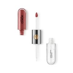 Помада для губ Kiko Milano Unlimited double touch стойкая 108 Satin Currant Red 6 мл