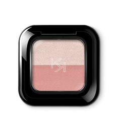 Тени для век Kiko Milano Bright duo eyeshadow 07 Светло-розовый, Розово-персиковый 1,8 г