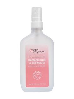 Увлажняющая дымка для лица с розой и геранью Earth Rhythm Damask Rose & Geranium Face Mist