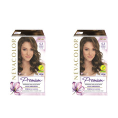 Стойкая крем-краска для волос Nevacolor Premium 6.3 Лесной орех 2шт