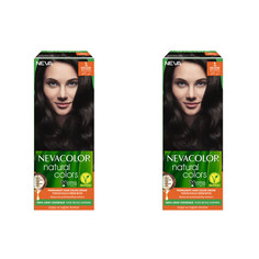 Стойкая крем-краска для волос Nevacolor Natural Colors 3. Темный шатен 2 шт.