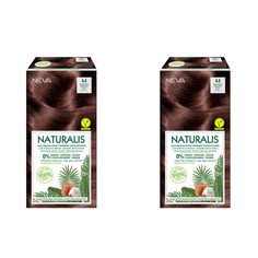 Стойкая крем-краска для волос Naturalis Vegan 4.4 Кофейный каштан 2 шт.