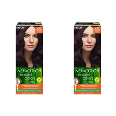 Стойкая крем-краска для волос Nevacolor Natural Colors 4.20 Баклажановый фиолетовый 2 шт.