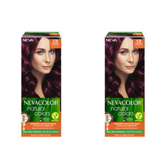 Стойкая крем-краска для волос Nevacolor Natural Colors 6.20 Орхидея фиолетовый 2 шт.