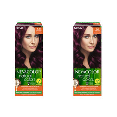 Стойкая крем-краска для волос Nevacolor Natural Colors 6.20 Орхидея фиолетовый 2 шт.