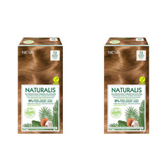 Стойкая крем-краска для волос Naturalis Vegan 7.3 Карамельный коричневый 2 шт.