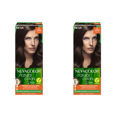 Стойкая крем-краска для волос Nevacolor Natural Colors 5. Светлый шатен 2 шт.