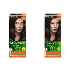 Стойкая крем-краска для волос Nevacolor Natural Colors 5. Светлый шатен 2 шт.