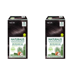 Стойкая крем-краска для волос Naturalis Vegan 5.0 Интенсивный светло-коричневый 2 шт.
