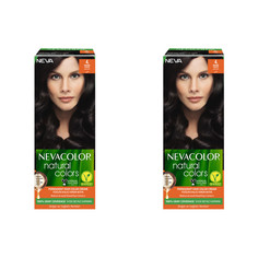 Стойкая крем-краска для волос Nevacolor Natural Colors 4. Шатен 2 шт.