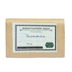 Мыло монастырское для лица и тела чистотел 50 г Монастырские травы