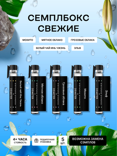 Парфюмерный набор духов Свежих духов Библиотека ароматов 5 шт