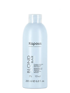 Окислительная эмульсия Kapous Blond Cremoxon Blond Bar с экстрактом жемчуга 3%, 200 мл