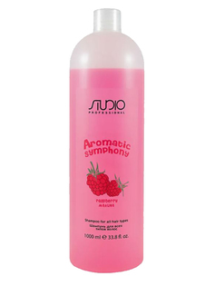 Шампунь для всех типов волос Малина серии Aromatic Symphony линии Studio Professional 1л No Brand