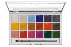 Кремообразные мерцающие тени - румяна в палитре Shimmering Vision Palette 18 45 г No Brand