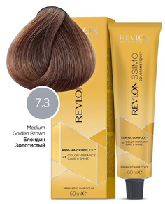 Краска для волос Revlon Professional Revlonissimo Colorsmetique Color & Care, 7.3