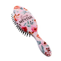 Массажная расческа овальная Всегда мечтай 17 х 5,5 см No Brand