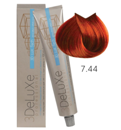 Крем-краска для волос 3DELUXE PROFESSIONAL 8.4 светлый блондин медный, 100мл Keen