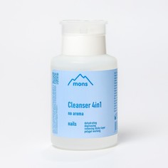 Mons Средство для обезжиривания ногтей и липкого слоя Mons Cleaner 4 in 1, помпаблюдце, 20