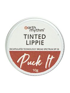 Оттеночный тинт-бальзам для губ и щек Earth Rhythm Puck It Tinted Lippie SPF 30