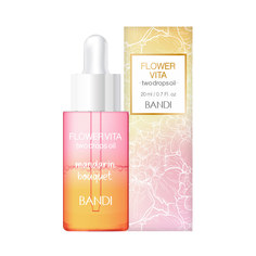 Двухфазное масло для кутикулы BANDI Flower Vita Two Drops Oil Mandarin Bouqet Мандарин