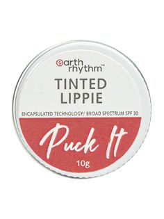 Оттеночный тинт-бальзам для губ и щек Earth Rhythm Puck It Tinted Lippie SPF 30