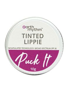 Оттеночный тинт-бальзам для губ и щек Earth Rhythm Puck It Tinted Lippie SPF 30