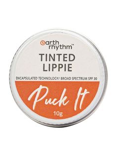 Оттеночный тинт-бальзам для губ и щек Earth Rhythm Puck It Tinted Lippie SPF 30