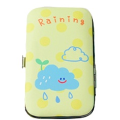 Маникюрный набор Cloud raining желтый No Brand