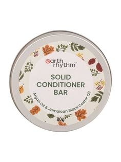 Твердый кондиционер для волос Earth Rhythm Argan & Black Castor Oil Solid Conditioner Bar