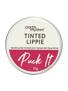 Оттеночный тинт-бальзам для губ и щек Earth Rhythm Puck It Tinted Lippie SPF 30