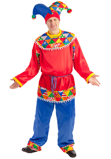 Костюм карнавальный мужской Петрушка Batik 5007 красный 56 RU Батик