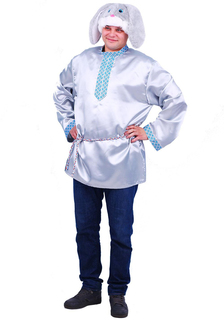 Костюм карнавальный мужской Заяц Batik 5009 к-19 серый 54-56 RU Батик