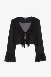 Болеро женское Monki 1137791001 черное XS (доставка из-за рубежа)